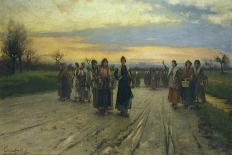Pains, Festival of Dead Men, 1886-Eugenio Spreafico-Premier Image Canvas