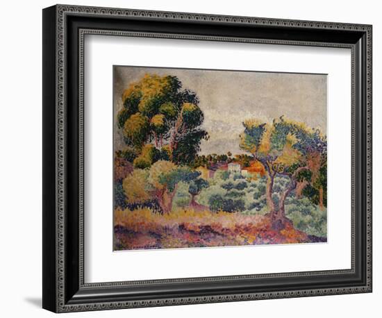 Eukalyptus und Olivenhain. 1907-Henri Edmond Cross-Framed Giclee Print