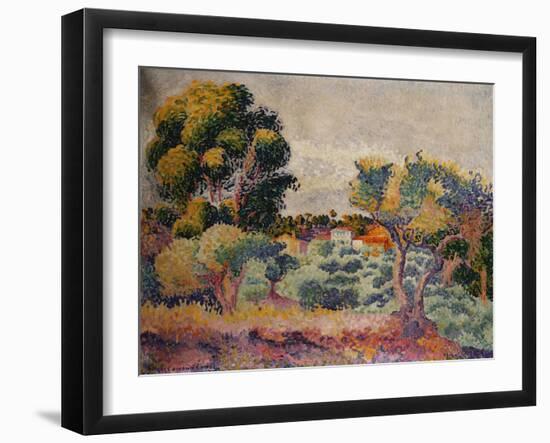 Eukalyptus und Olivenhain. 1907-Henri Edmond Cross-Framed Giclee Print