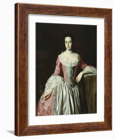 Eunice Dennie Burr, 1758-60-John Singleton Copley-Framed Giclee Print