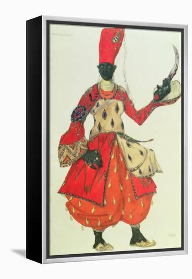 Eunuch Costume from 'Scheherazade' by Rimsky-Korsakov (Design)-Leon Bakst-Framed Premier Image Canvas