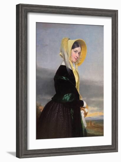 Euphemia White Van Rensselaer, 1842-George Peter Alexander Healy-Framed Art Print