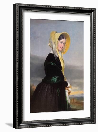 Euphemia White Van Rensselaer, 1842-George Peter Alexander Healy-Framed Art Print