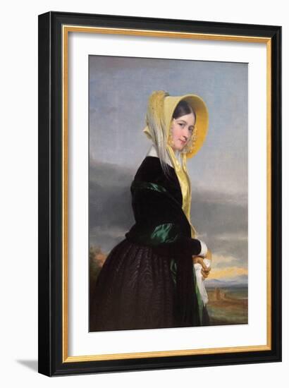 Euphemia White Van Rensselaer, 1842-George Peter Alexander Healy-Framed Art Print