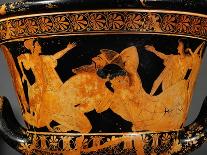 A Musical Contest, Detail from an Attic Red-Figure Calyx-Krater, from Cervetri, circa 510 BC-Euphronios-Framed Giclee Print