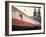 Eurailpass in Europe: Germany's Parsifal Express Speeding Past Cologne Cathedral-Carlo Bavagnoli-Framed Photographic Print