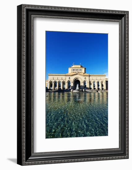 Eurasia, Caucasus Region, Armenia, Yerevan, Republic Square, History Museum of Armenia-Christian Kober-Framed Photographic Print