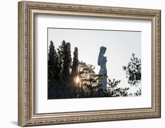 Eurasia, Caucasus Region, Georgia, Tbilisi, Mother Kartli Statue-Christian Kober-Framed Photographic Print