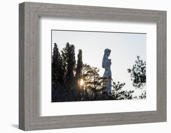 Eurasia, Caucasus Region, Georgia, Tbilisi, Mother Kartli Statue-Christian Kober-Framed Photographic Print