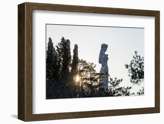 Eurasia, Caucasus Region, Georgia, Tbilisi, Mother Kartli Statue-Christian Kober-Framed Photographic Print