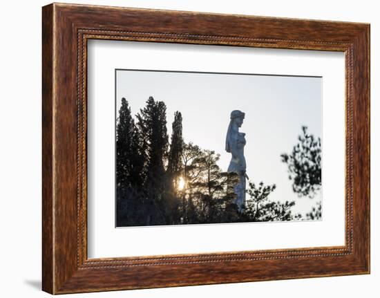 Eurasia, Caucasus Region, Georgia, Tbilisi, Mother Kartli Statue-Christian Kober-Framed Photographic Print