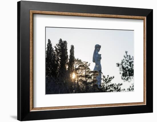 Eurasia, Caucasus Region, Georgia, Tbilisi, Mother Kartli Statue-Christian Kober-Framed Photographic Print