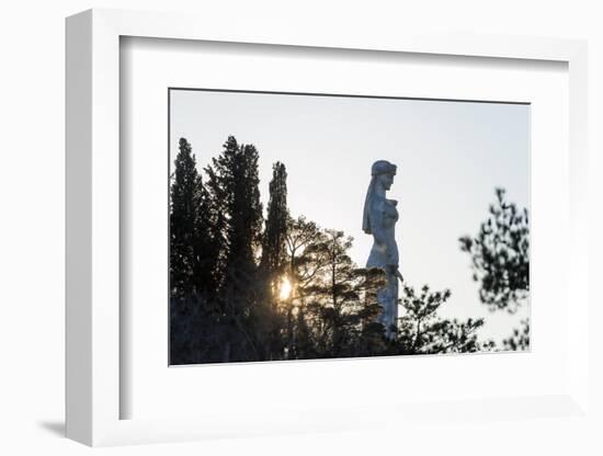 Eurasia, Caucasus Region, Georgia, Tbilisi, Mother Kartli Statue-Christian Kober-Framed Photographic Print