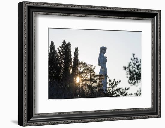 Eurasia, Caucasus Region, Georgia, Tbilisi, Mother Kartli Statue-Christian Kober-Framed Photographic Print