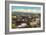 Eureka, California - Panoramic View of Town-Lantern Press-Framed Art Print