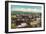 Eureka, California - Panoramic View of Town-Lantern Press-Framed Art Print