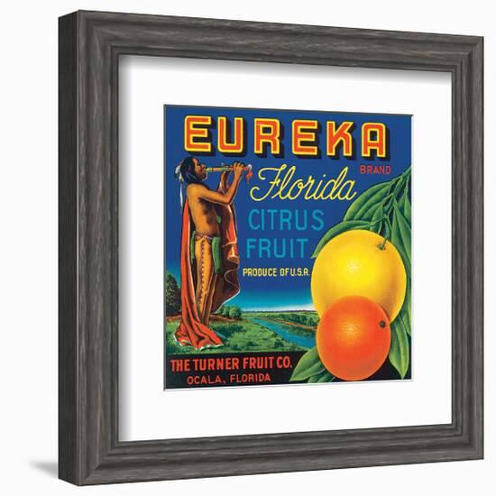 Eureka Florida Citrus-null-Framed Art Print