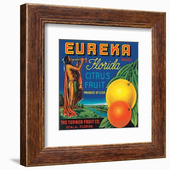 Eureka Florida Citrus-null-Framed Art Print