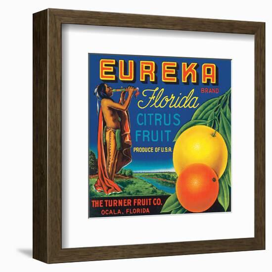 Eureka Florida Citrus-null-Framed Art Print