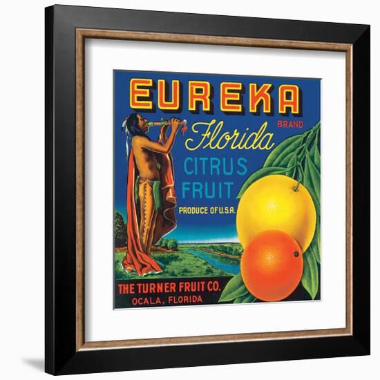 Eureka Florida Citrus-null-Framed Art Print