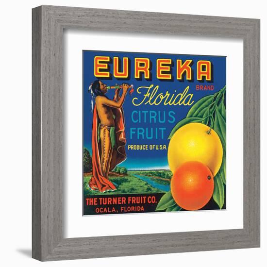 Eureka Florida Citrus-null-Framed Art Print