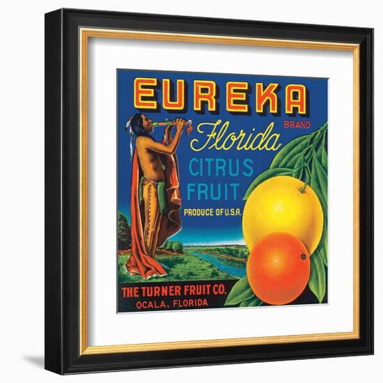 Eureka Florida Citrus-null-Framed Art Print
