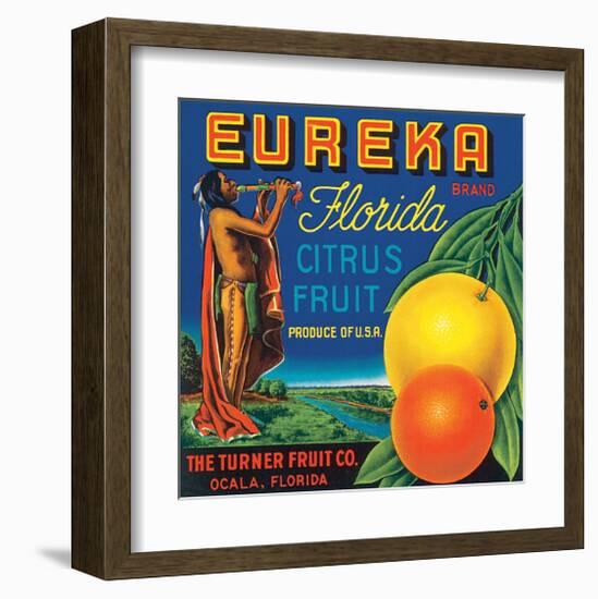 Eureka Florida Citrus-null-Framed Art Print