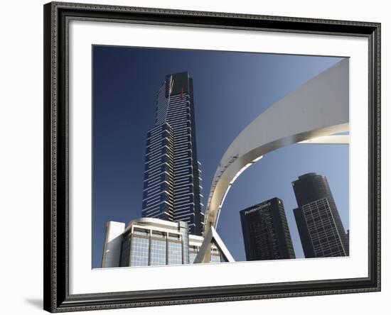 Eureka Tower, Melbourne Central Business District (Cbd), Melbourne, Victoria, Australia, Pacific-Jochen Schlenker-Framed Photographic Print