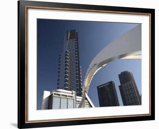 Eureka Tower, Melbourne Central Business District (Cbd), Melbourne, Victoria, Australia, Pacific-Jochen Schlenker-Framed Photographic Print