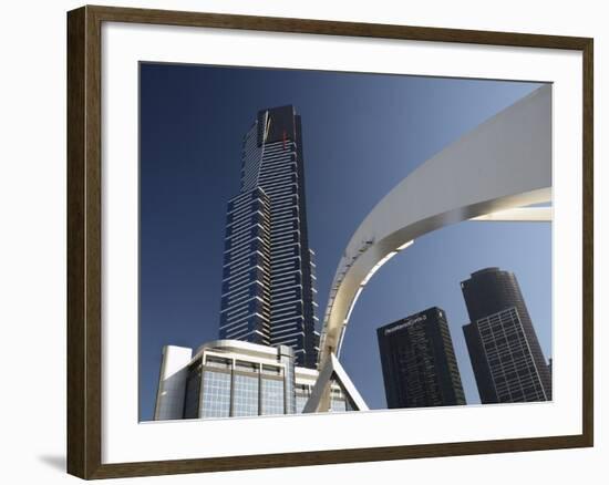 Eureka Tower, Melbourne Central Business District (Cbd), Melbourne, Victoria, Australia, Pacific-Jochen Schlenker-Framed Photographic Print