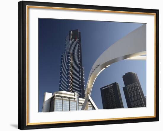 Eureka Tower, Melbourne Central Business District (Cbd), Melbourne, Victoria, Australia, Pacific-Jochen Schlenker-Framed Photographic Print