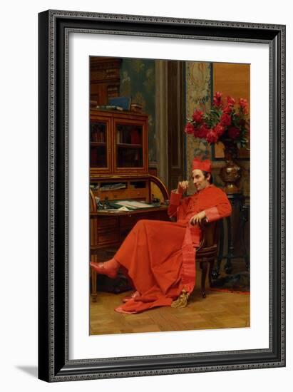 Eureka-Jean Georges Vibert-Framed Art Print