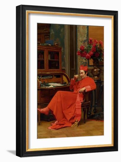 Eureka-Jean Georges Vibert-Framed Art Print