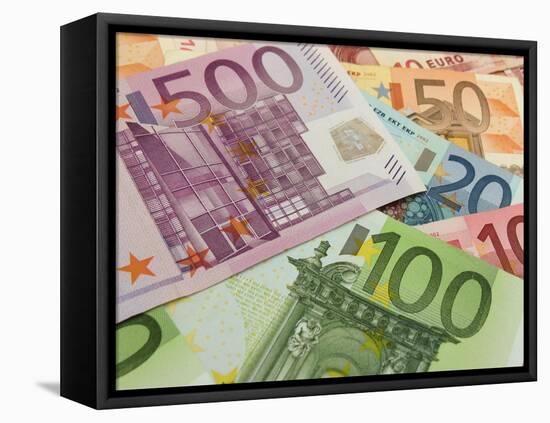 Euro Banknotes-route66-Framed Premier Image Canvas