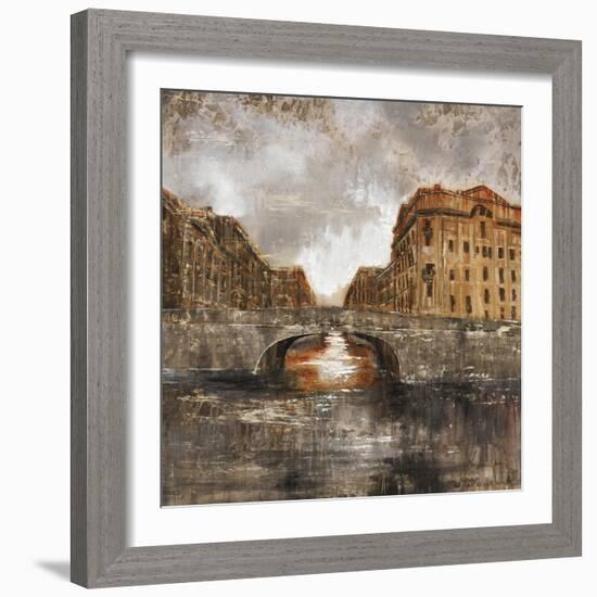 Euro City Bridge-Alexys Henry-Framed Giclee Print