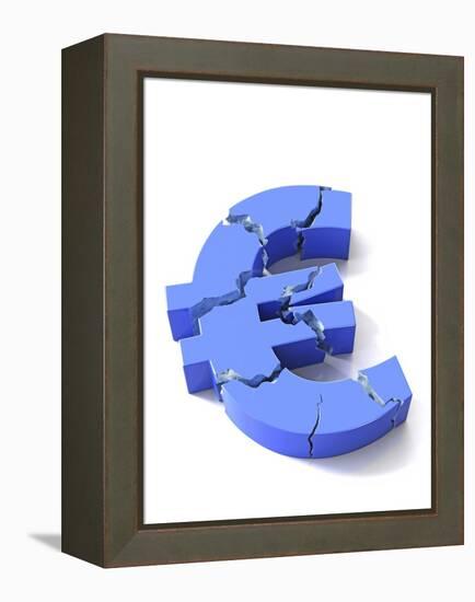 Euro Crisis, Conceptual Artwork-David Mack-Framed Premier Image Canvas