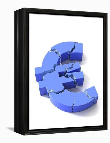 Euro Crisis, Conceptual Artwork-David Mack-Framed Premier Image Canvas