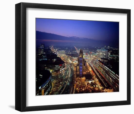 Europa-Center Berlin, Germany-null-Framed Art Print