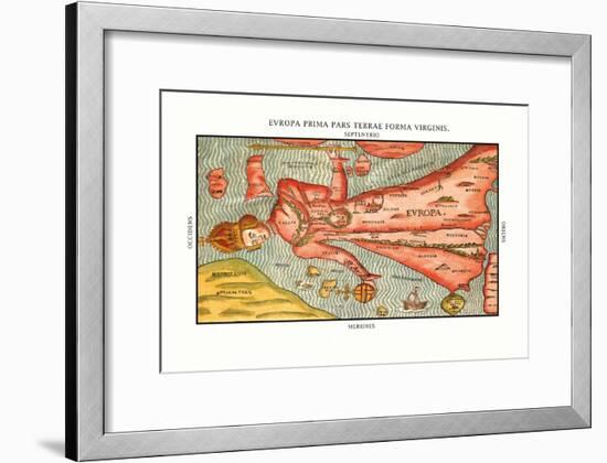 Europa Prima Pars-Heinrich Bunting-Framed Art Print