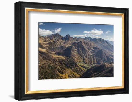 Europe, Austria/Italy, Alps, South Tyrol, Mountains. View from Passo Rombo / Timmelsjoch-Mikolaj Gospodarek-Framed Photographic Print