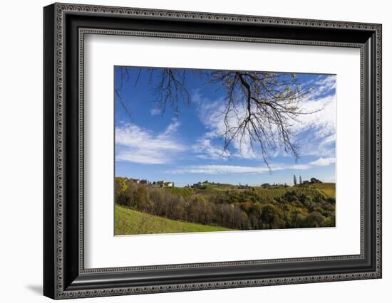 Europe, Austria, Styria, South-Styrian Wine Route, Vineyards, Houses-Gerhard Wild-Framed Photographic Print