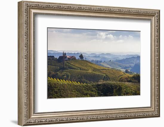 Europe, Austria, Styria, South-Styrian Wine Route, Vineyards, Houses-Gerhard Wild-Framed Photographic Print