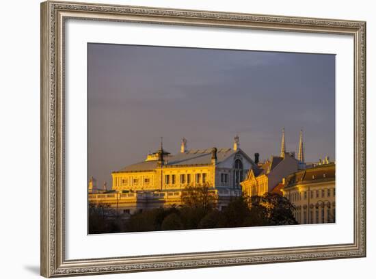 Europe, Austria, Vienna, Burgtheater, Back View-Gerhard Wild-Framed Photographic Print