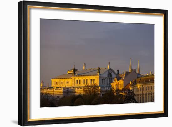 Europe, Austria, Vienna, Burgtheater, Back View-Gerhard Wild-Framed Photographic Print