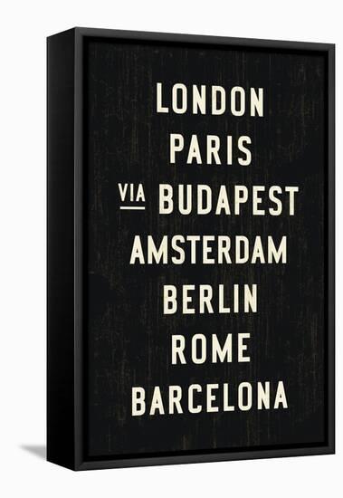 Europe Cities-Michael Jon Watt-Framed Premier Image Canvas