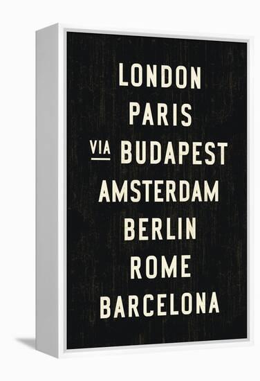 Europe Cities-Michael Jon Watt-Framed Premier Image Canvas