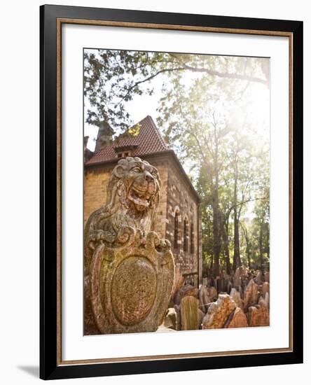 Europe, Czech Republic, Central Bohemia Region, Prague, Jewish Cemetery-Francesco Iacobelli-Framed Photographic Print