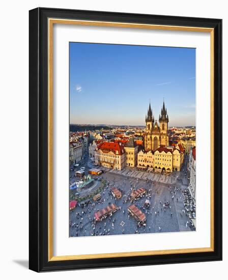 Europe, Czech Republic, Central Bohemia Region, Prague, Prague Old Town Square, Tyn Church-Francesco Iacobelli-Framed Photographic Print