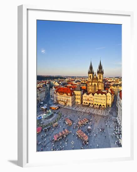 Europe, Czech Republic, Central Bohemia Region, Prague, Prague Old Town Square, Tyn Church-Francesco Iacobelli-Framed Photographic Print