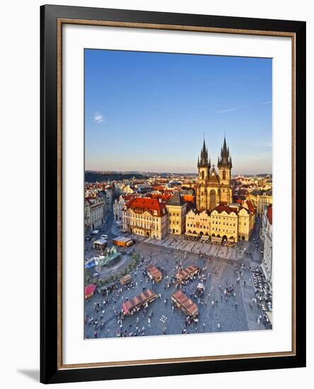 Europe, Czech Republic, Central Bohemia Region, Prague, Prague Old Town Square, Tyn Church-Francesco Iacobelli-Framed Photographic Print